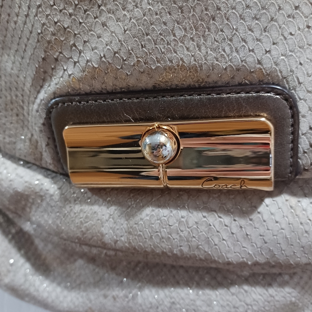 SOLD - Coach  Kristin Gold  Bag - Picture 2 of 16